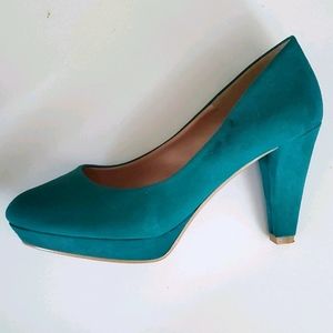 H&M *Like New* Teal Green Heels